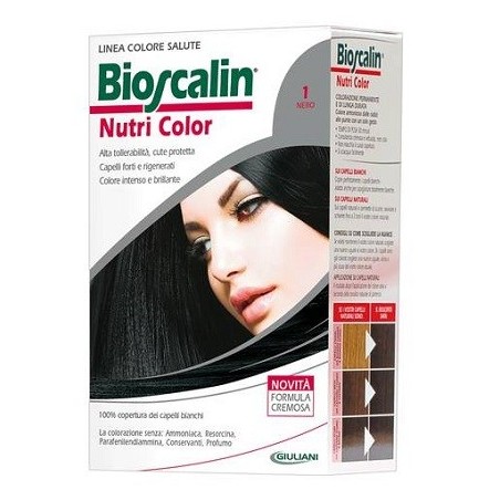 Bioscalin Nutri Color 1 NERO colorazione permanente pelle sensibile