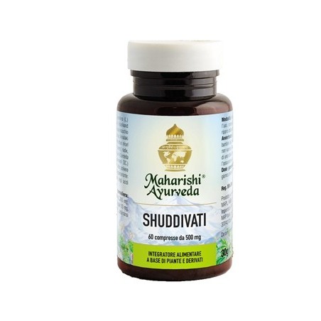 Shuddivati integratore ayurvedico digestivo per scorie metaboliche 60 compresse