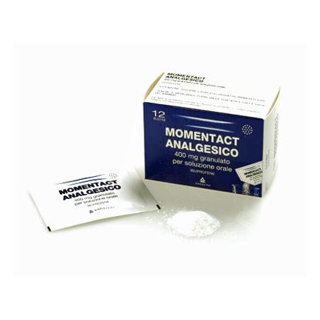 MomentAct Analgesico 400 mg granulato per soluzione orale 12 bustine