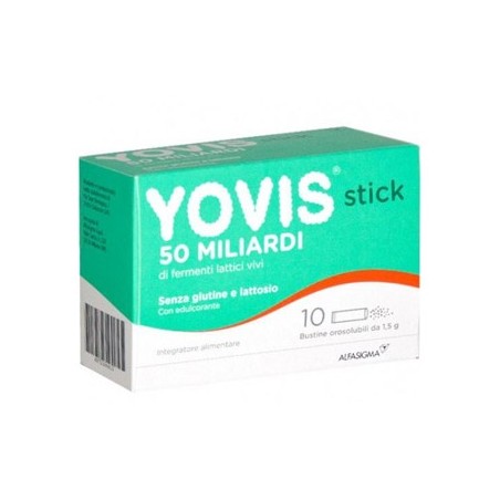 Yovis Stick 50 miliardi di fermenti lattici vivi ad azione probiotica 10 bustine