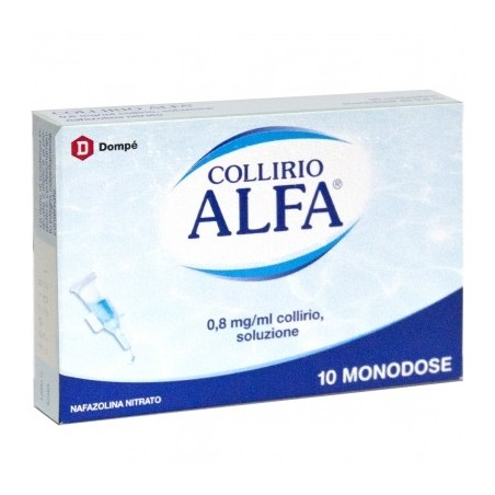 Collirio Alfa 0,8 mg/ml 10 flaconcini 0,3 ml