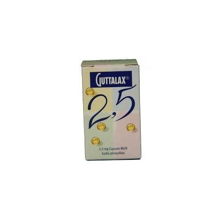 Guttalax 2,5 mg 20 capsule molli