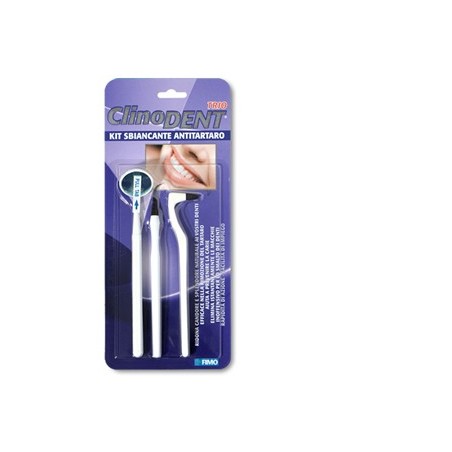 Clinodent Trio kit sbiancante antitartaro elimina le macchie dai denti