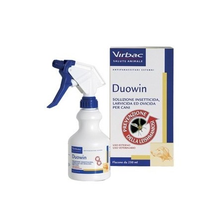 Duowin soluzione insetticida per animali uso topico spray 250 ml