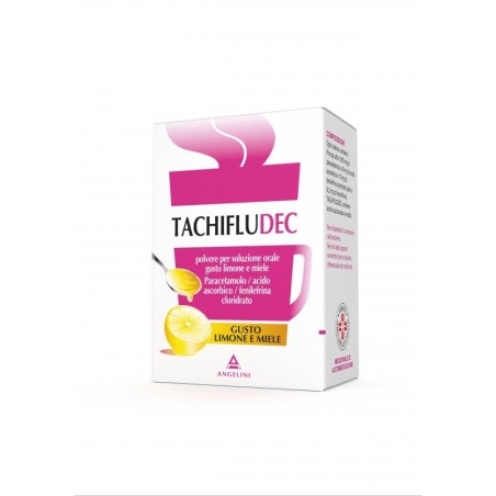 Tachifludec polvere per sospensione orale gusto limone e miele 10 bustine