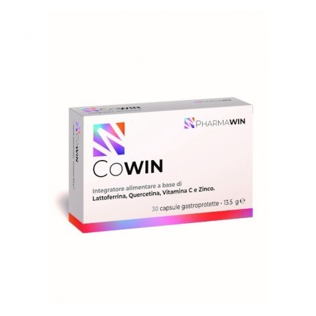 Cowin 30 capsule - Integratore di lattoferrina, quercetina, vitamina C e zinco