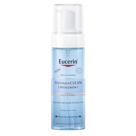 Eucerin DermatoClean Hyaluron Mousse micellare detergente viso 150 ml