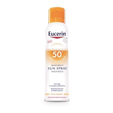 Eucerin Spray Protezione solare trasparente tocco secco SPF50 200 ml