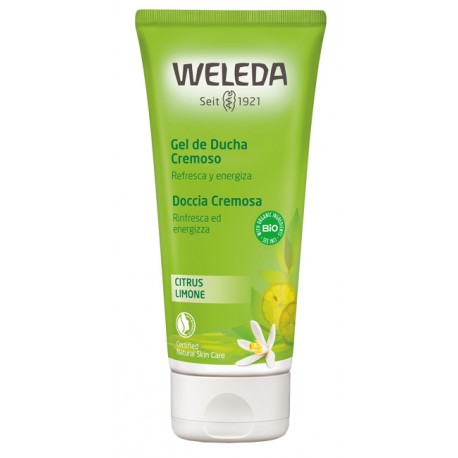 Weleda Doccia cremosa al Limone detergente corpo rinfrescante 200 ml