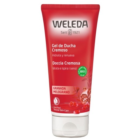 Weleda Doccia cremosa al Melograno detergente corpo idratante 200 ml