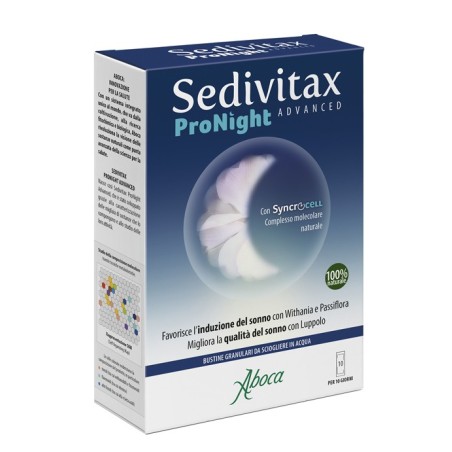 Aboca Sedivitax ProNight Advanced integratore per il sonno 10 bustine