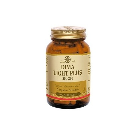 Solgar Dima Light Plus integratore disintossicante diete iperproteiche 50 capsule