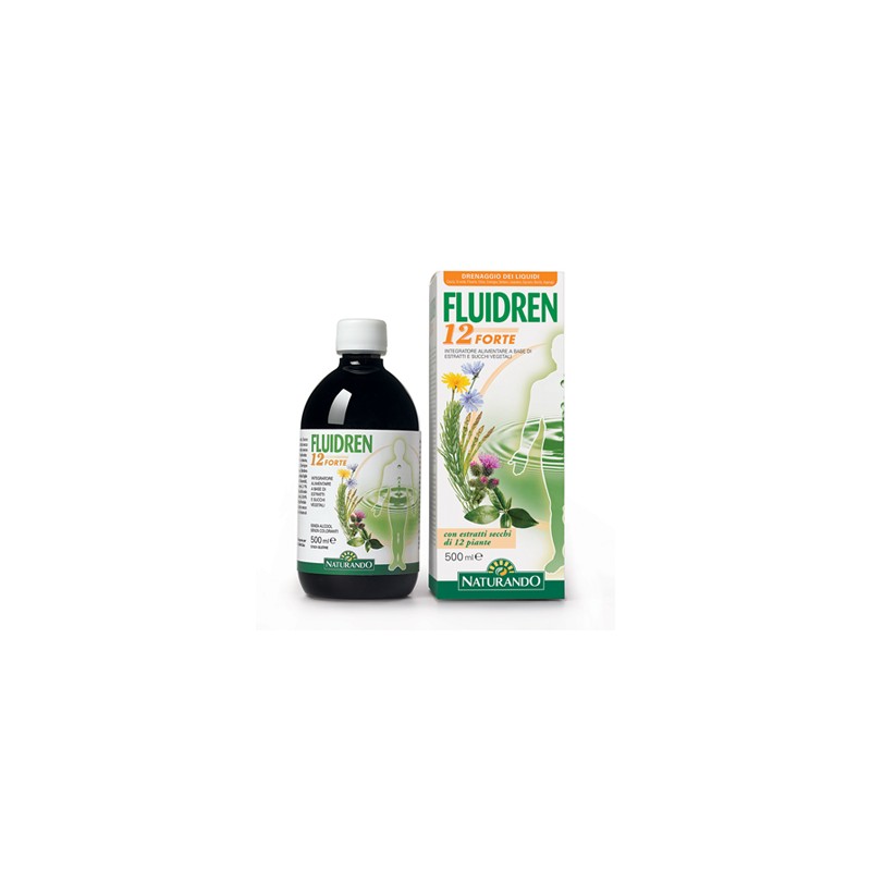 Naturando Fluidren 12 Forte integratore vegetale drenante 500 ml