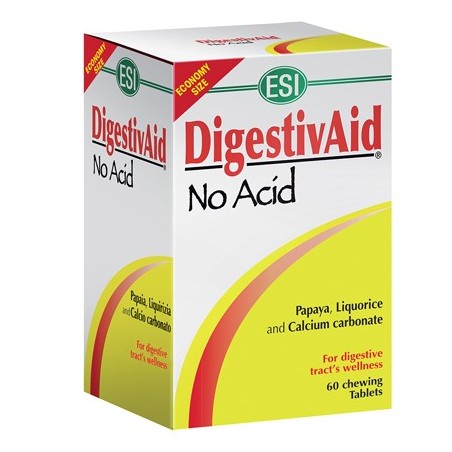 ESI DigestivAid No Acid integratore per acidità di stomaco 60 tavolette