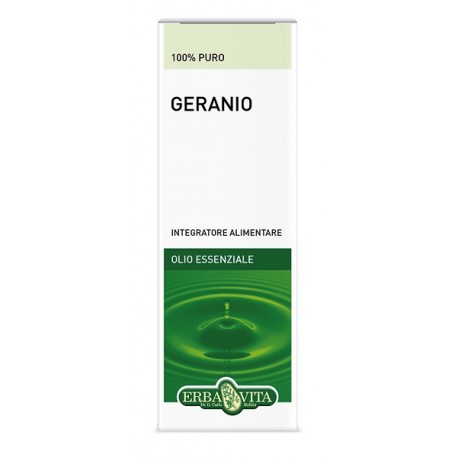 Erba Vita Geranio olio essenziale puro 100% 10 ml