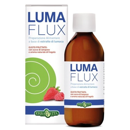 Erba Vita Lumaflux integratore a base di bava di lumaca per la gola gusto lampone 150 ml