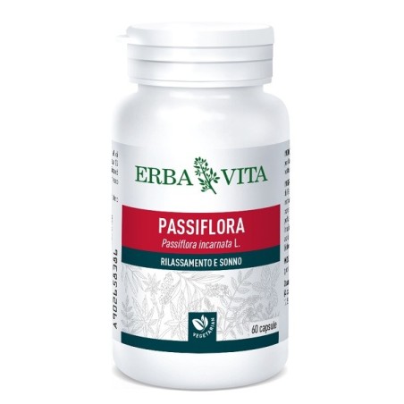 Erba Vita Passiflora integratore per il rilassamento e il sonno 60 capsule