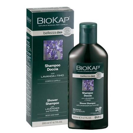 Bios Line Biokap Shampoo doccia lavanda e timo per corpo e capelli 200 ml