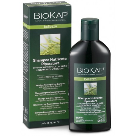 Bios Line Biokap  Shampoo Nutriente Riparatore capelli secchi e sfibrati 200 ml