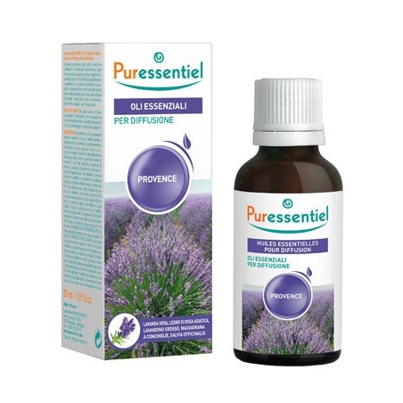 Puressentiel Miscela provenzale di olii essenziali per diffusore con olio di lavanda 30 ml