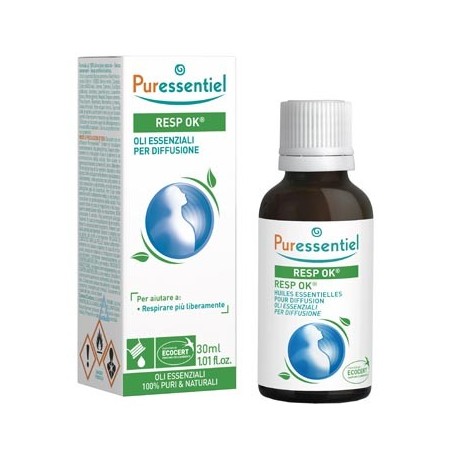 Puressentiel Miscela Resp OK oli essenziali purificante per diffusore 30 ml