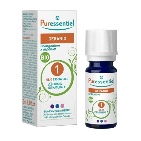 Puressentiel Olio essenziale di Geranio per la guarigione della pelle 5 ml