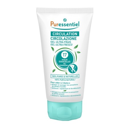 Puressentiel Gel Circolazione ultra fresco per gambe pesanti affaticate 125 ml