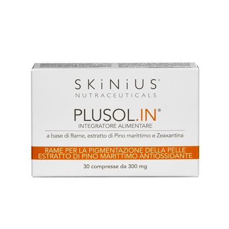 Skinius Plusol.In integratore antiossidante per abbronzatura 30 compresse