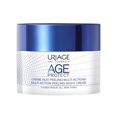 Uriage Age Protect Crema viso notte peeling multi azione illuminante levigante 50 ml