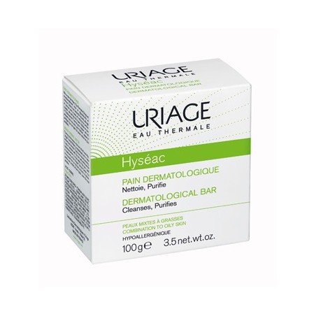 Uriage Hyséac Pane dermatologico purificante detergente viso pelle grassa 100 g