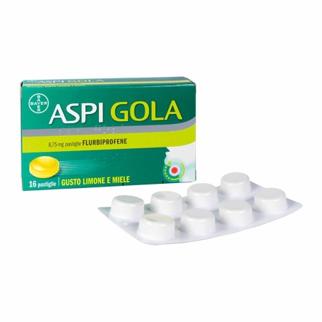 Aspi Gola 16 pastiglie gusto miele e limone