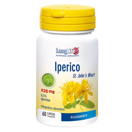 LongLife Iperico 235 mg integratore per benessere mentale 60 capsule