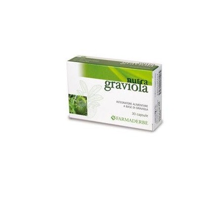 Farmaderbe Nutra Graviola integratore contro la stitichezza 30 capsule