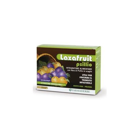 Farmaderbe Laxafruit Psillo integratore per transito intestinale 12 bustine