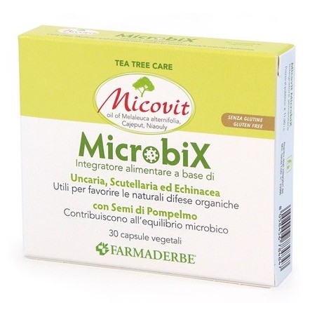 Farmaderbe Micovit  Microbix integratore per difese immunitarie 30 capsule