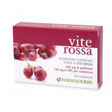 Farmaderbe Vite Rossa 30 compresse - Integratore alimentare