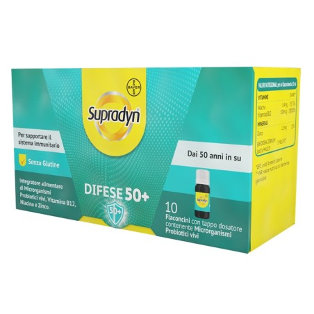 Supradyn Difese 50+ Integratore per difese immunitarie 10 flaconcini