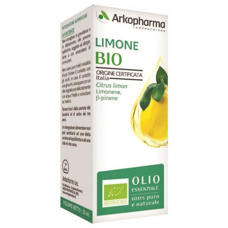 Arkopharma Arkoessentiel Limone olio essenziale BIO 100% puro 10 ml