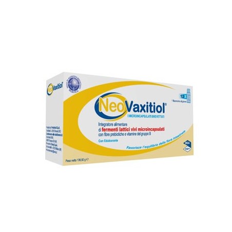 NeoVaxitiol integratore di fermenti lattici vivi e vitamine del gruppo B 12 flaconcini