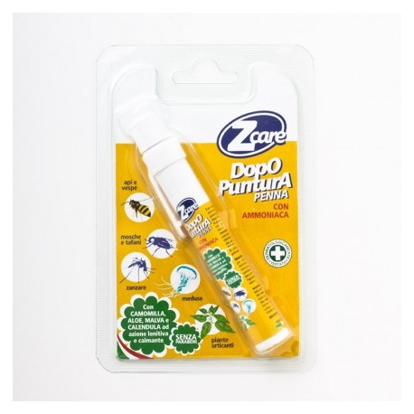 Z Care Dopopuntura penna con ammoniaca azione calmante lenitiva dopo puntura 14 ml