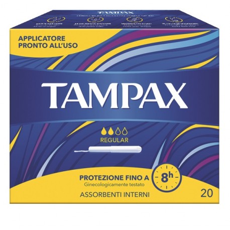 Tampax Blue Box Regular tampone con applicatore in cartone 20 pezzi