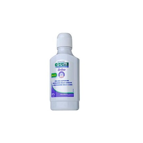 Gum Ortho Collutorio ortodontico antiplacca antibatterico protettivo gengivale 300 ml