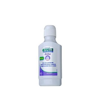 Gum Ortho Collutorio ortodontico antiplacca antibatterico protettivo gengivale 300 ml