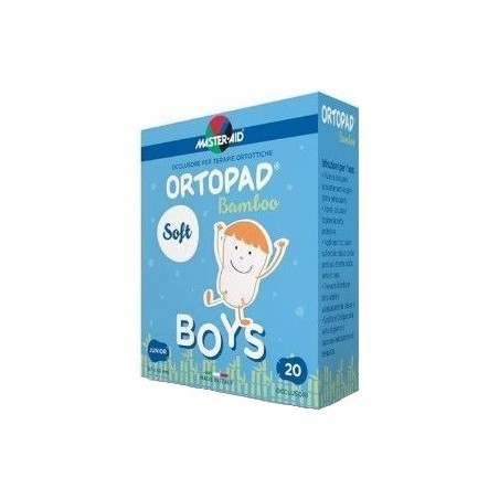 Master Aid Ortopad Soft Boys occlusore autoadesivo per ambliopia e strabismo 20 pezzi