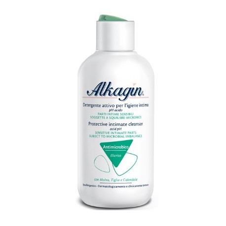 Alkagin Detergente intimo attivo con complesso antimicrobico a pH acido 250 ml