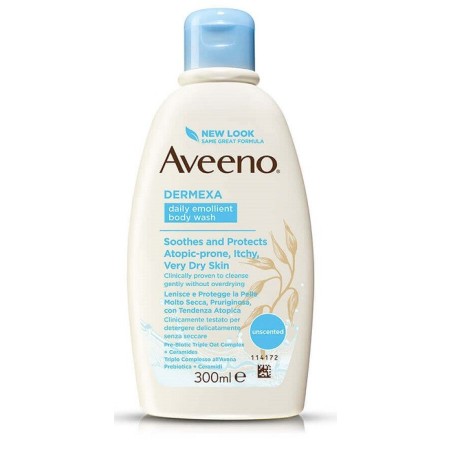 Aveeno Dermexa Bagno Doccia emolliente pelli a tendenza atopica e molto secche 300 ml