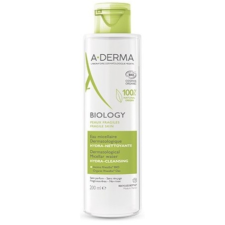 A-Derma Biology Acqua micellare dermatologica idra-detergente pelle fragile 200 ml