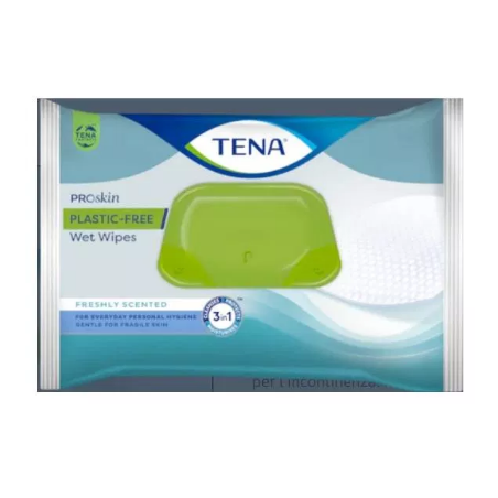 Tena Wet Wipes Plastic Free Salviette Detergenti 48 pezzi