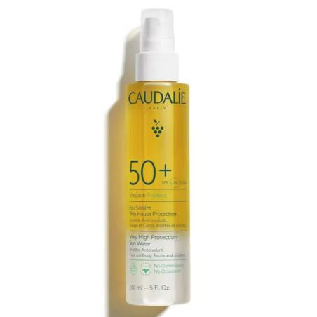 Caudalie Vinosun Acqua solare ad alta protezione solare per viso e corpo SPF50+ 150 ml