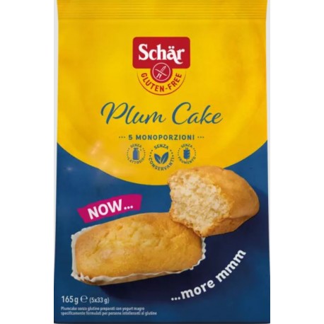 Schar Plum Cake senza gluitne soffici e gustosi 5 monoporzioni 165 g